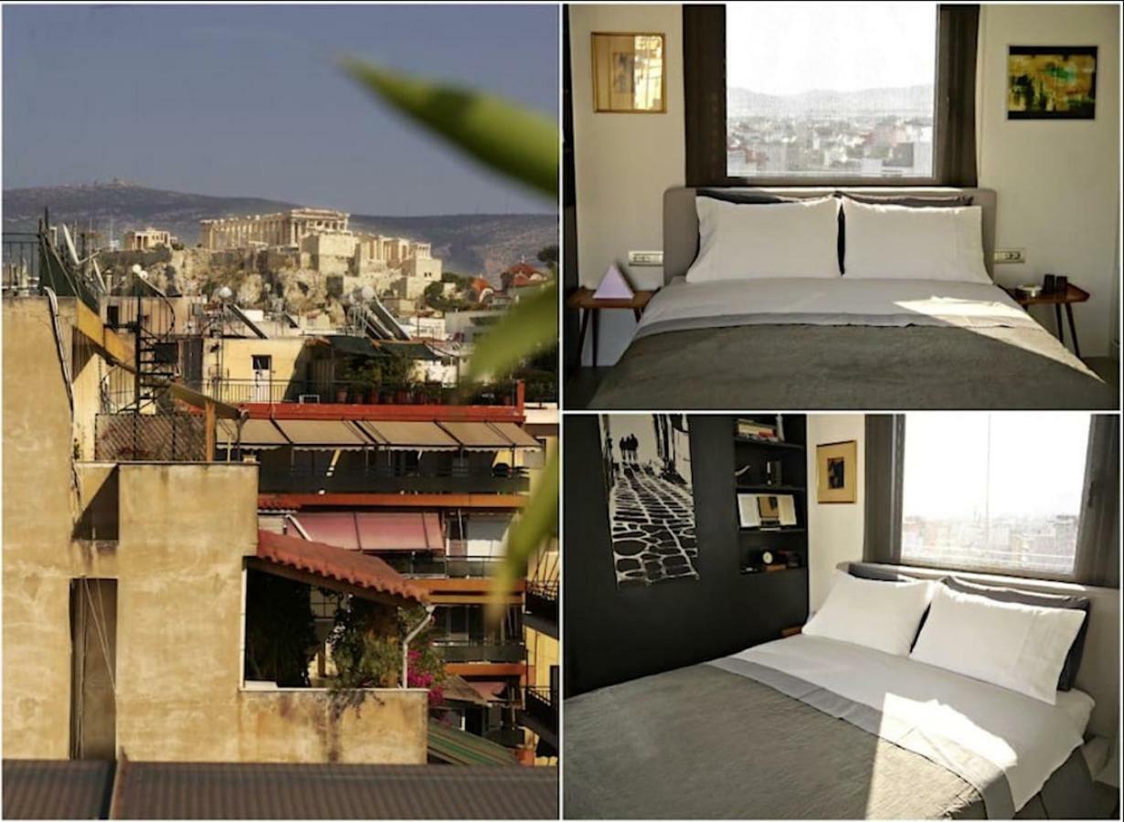 Stylish Penthouse With Acropolis And 360 View Apartment Athens Exterior photo