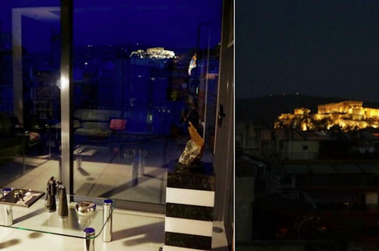 Stylish Penthouse With Acropolis And 360 View Apartment Athens Exterior photo